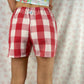 Short Vichy Rouge