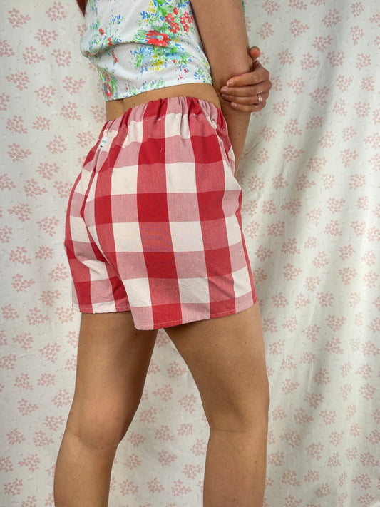 Short Vichy Rouge