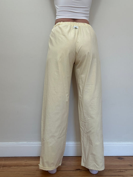 Pantalon Uni Jaune