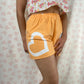Short Motifs Coeur Orange