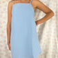 Robe Bretelle Vichy Bleu