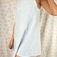 Robe Col Petites Fleurs Bleu