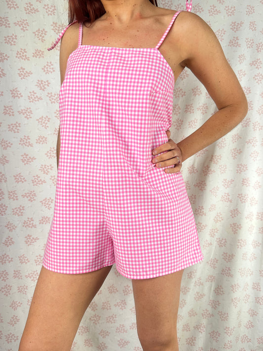 Combishort Vichy Framboise