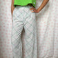 Pantalon Carreaux Vert et Blanc