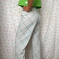 Pantalon Carreaux Vert et Blanc