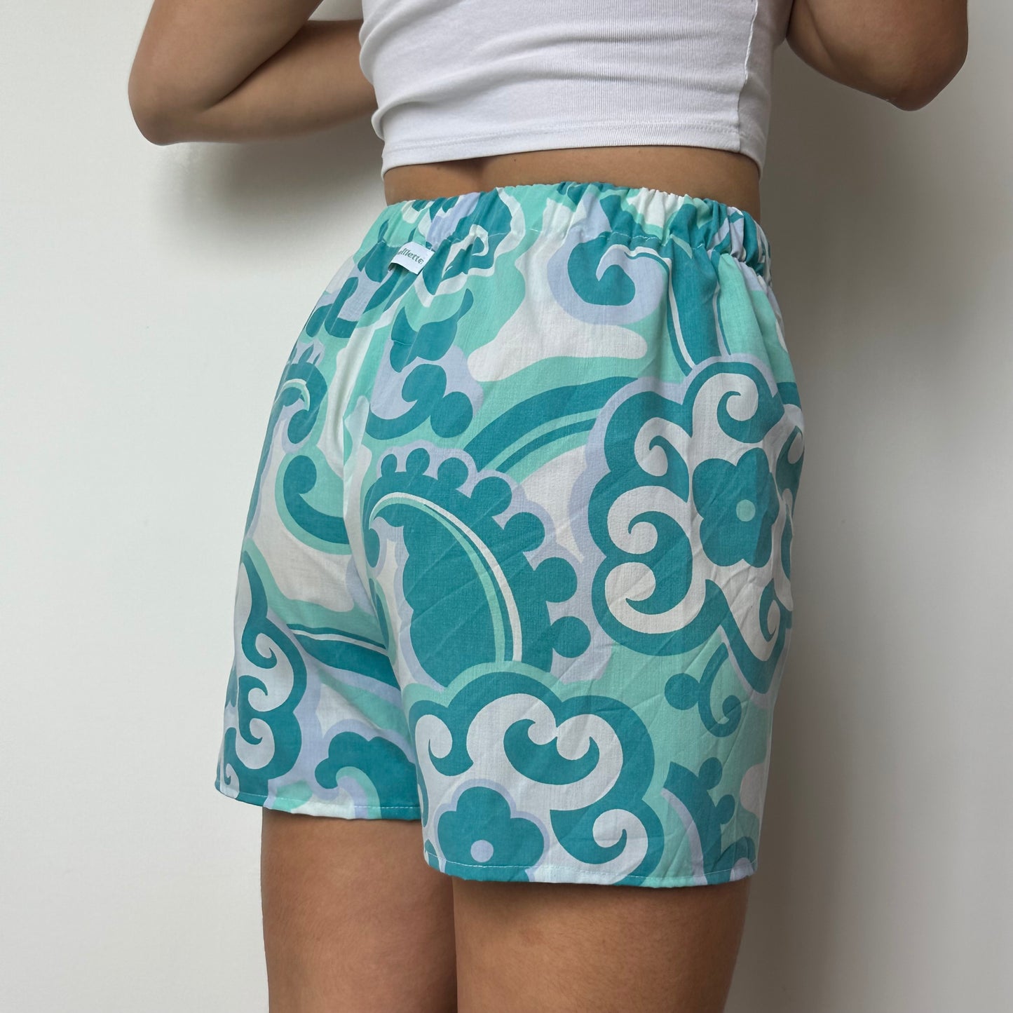 Short Bleu Turquoise