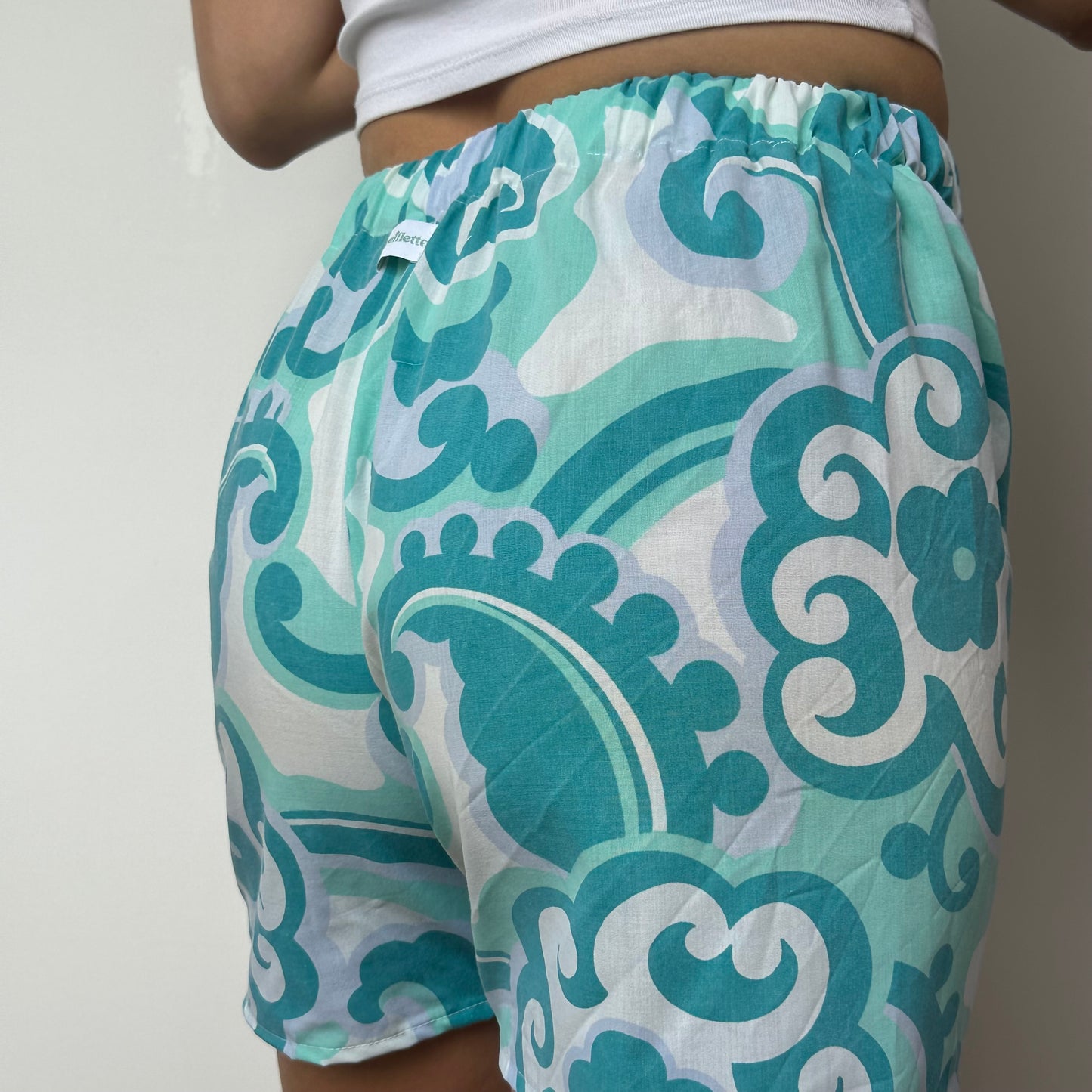 Short Bleu Turquoise