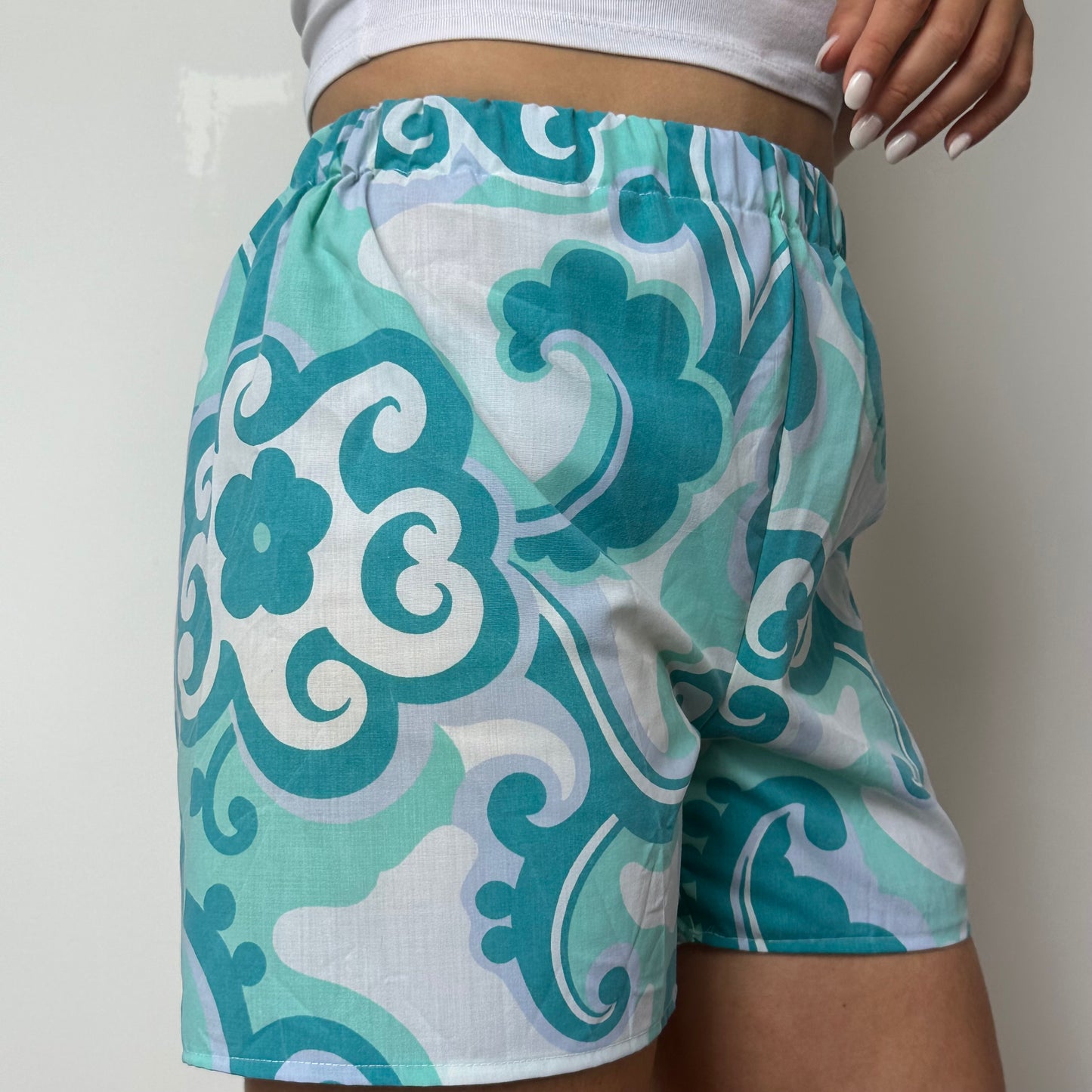 Short Bleu Turquoise