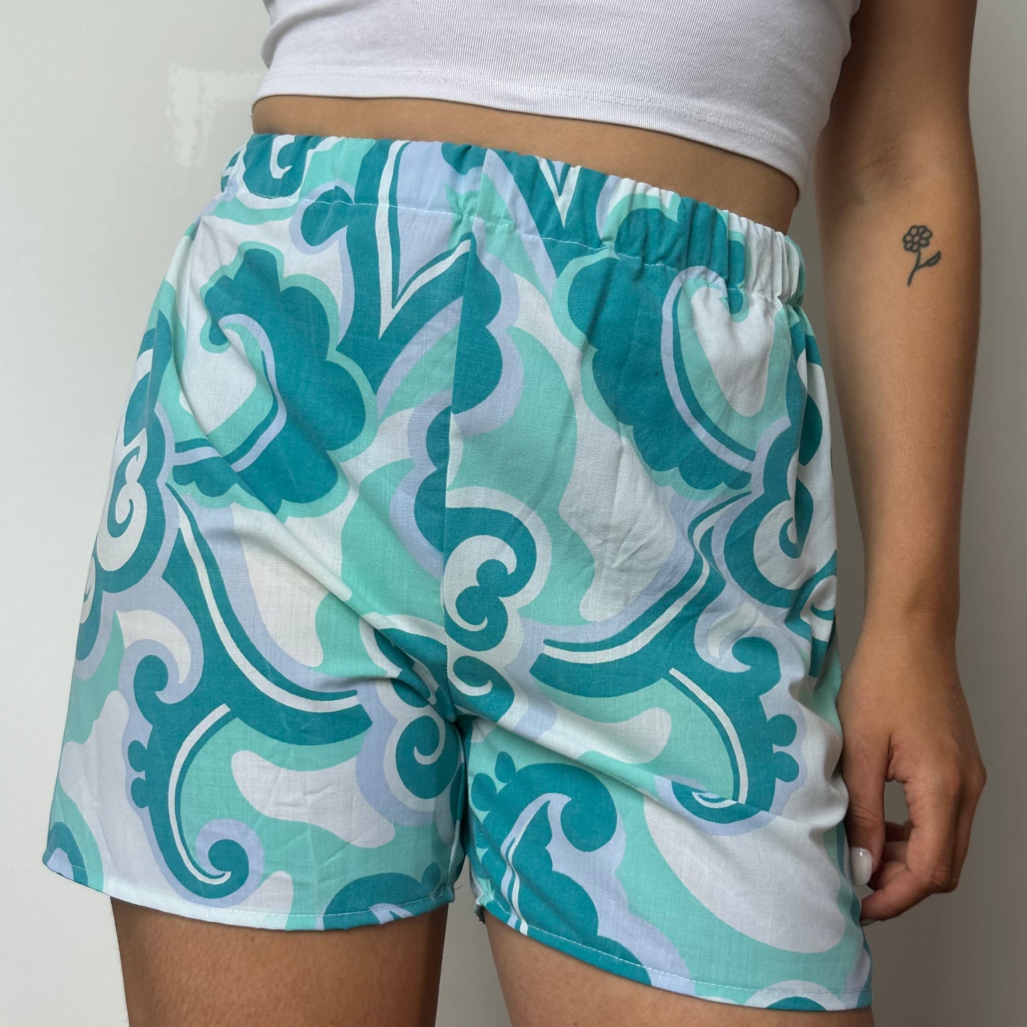 Short Bleu Turquoise