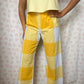 Pantalon Carreaux Jaune