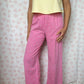 Pantalon Rose Petites Fleurs