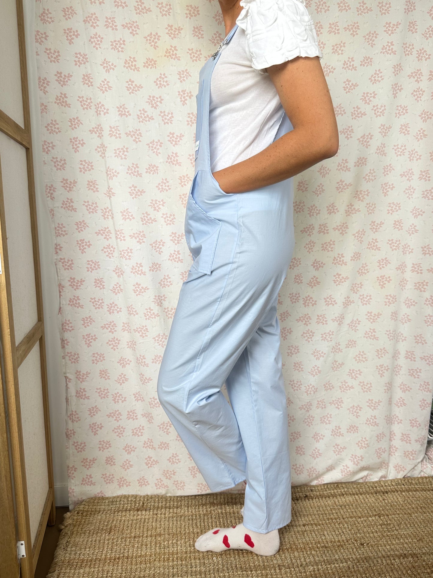 Salopette Uni Bleu