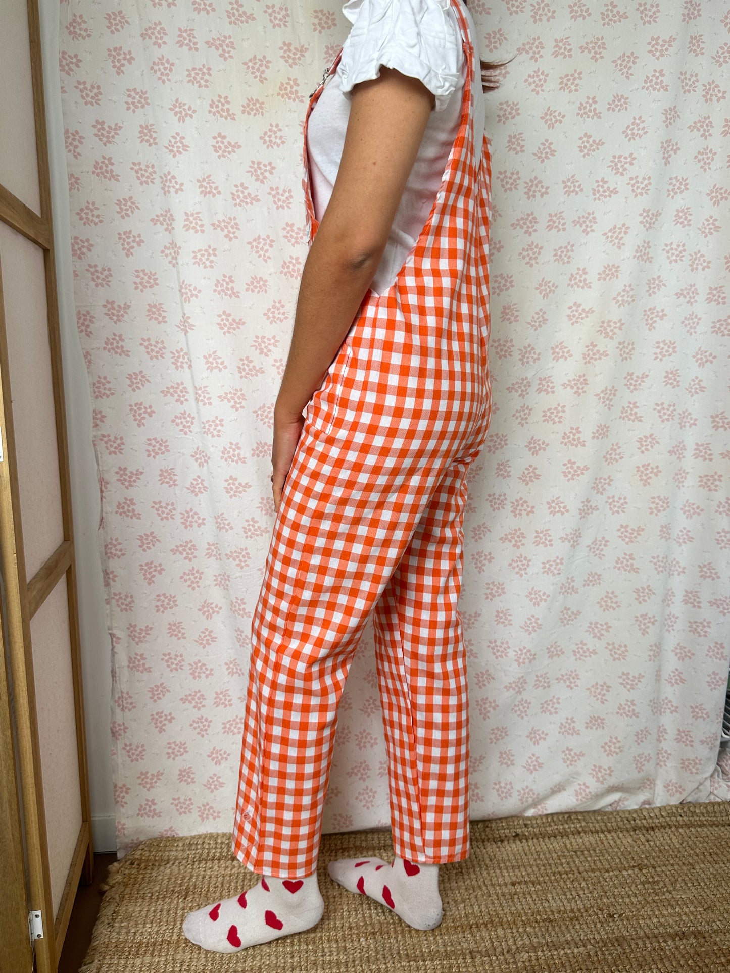 Salopette Vichy Orange