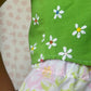 Top Vert à Fleurs