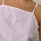Top Rayé Rose et Blanc