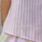 Top Rayé Rose et Blanc