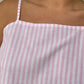 Top Rayé Rose et Blanc