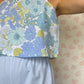 Top Fleurs Bleu