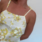 Combishort Jaune Fleurs