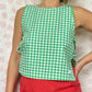 Haut Noeud Vichy Vert