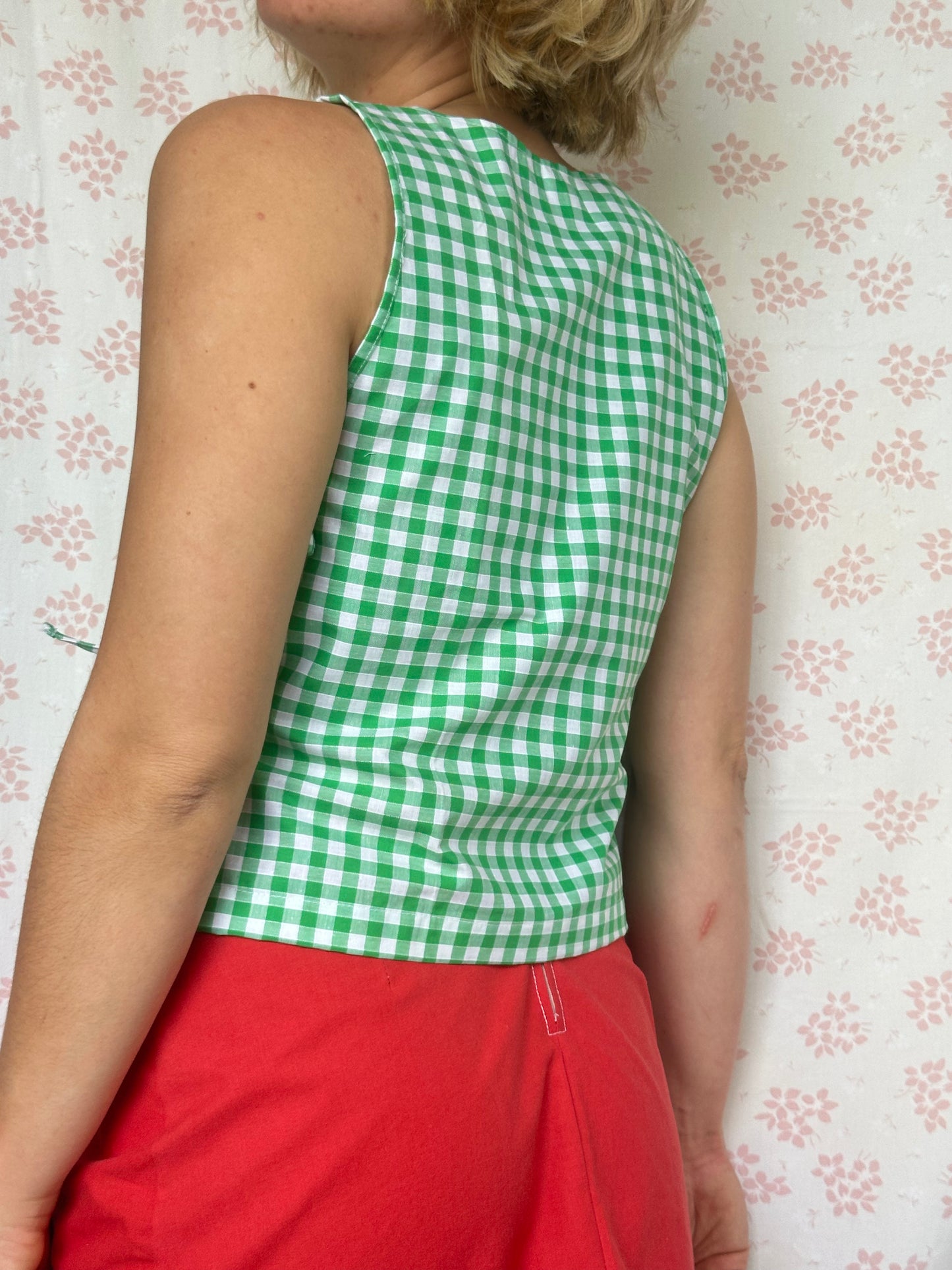 Haut Noeud Vichy Vert