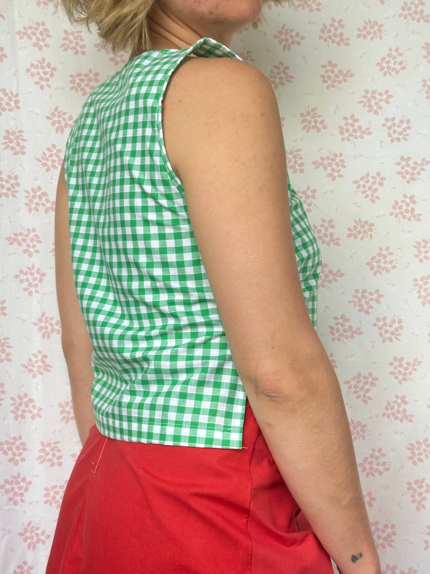 Haut Noeud Vichy Vert
