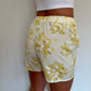 Short Jaune Fleurs