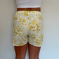 Short Jaune Fleurs