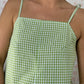 Combishort Vichy Vert