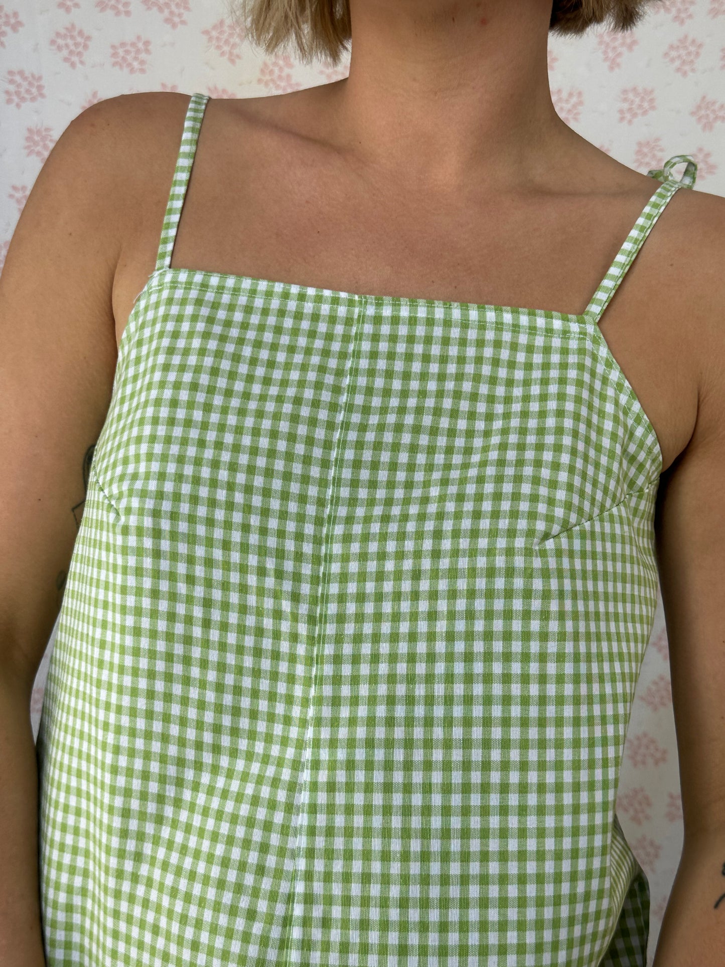Combishort Vichy Vert