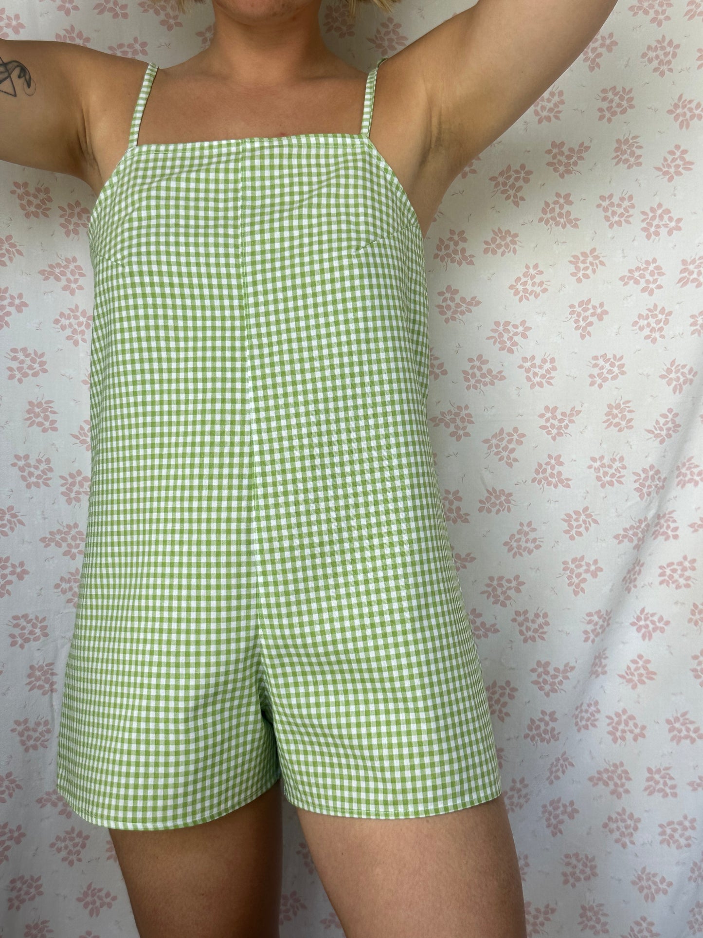 Combishort Vichy Vert