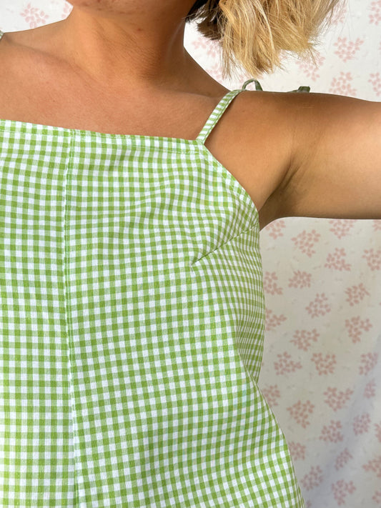 Combishort Vichy Vert