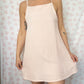Robe Bretelle Gaz de coton rose