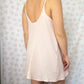 Robe Bretelle Gaz de coton rose