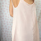 Robe Bretelle Gaz de coton rose