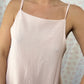 Robe Bretelle Gaz de coton rose