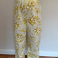 Pantalon Jaune Fleurs