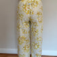 Pantalon Jaune Fleurs