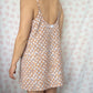 Robe Bretelle Fleurs Bleu Orange
