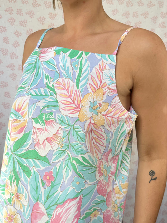 Robe Bretelle Fleurs