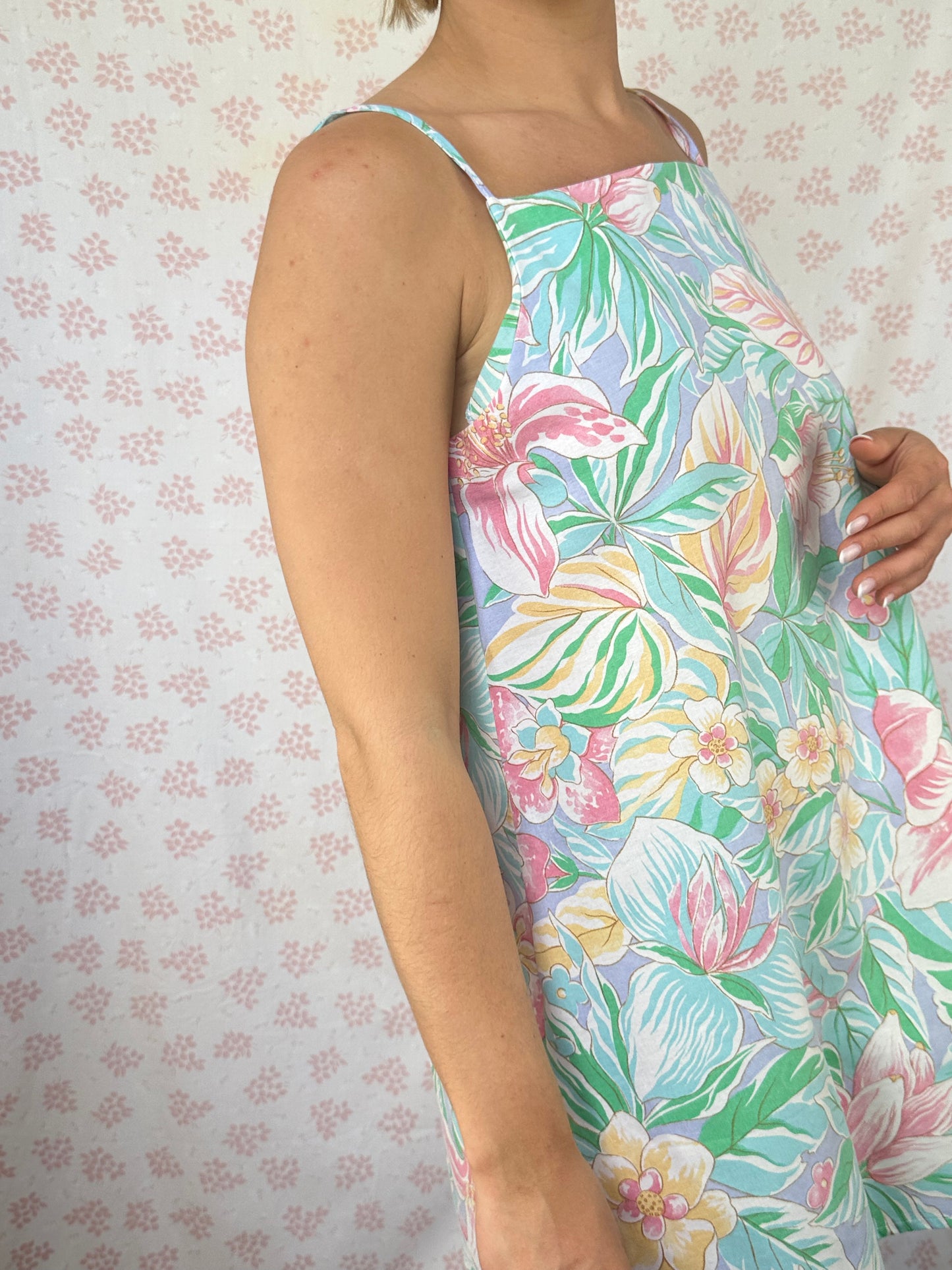 Robe Bretelle Fleurs