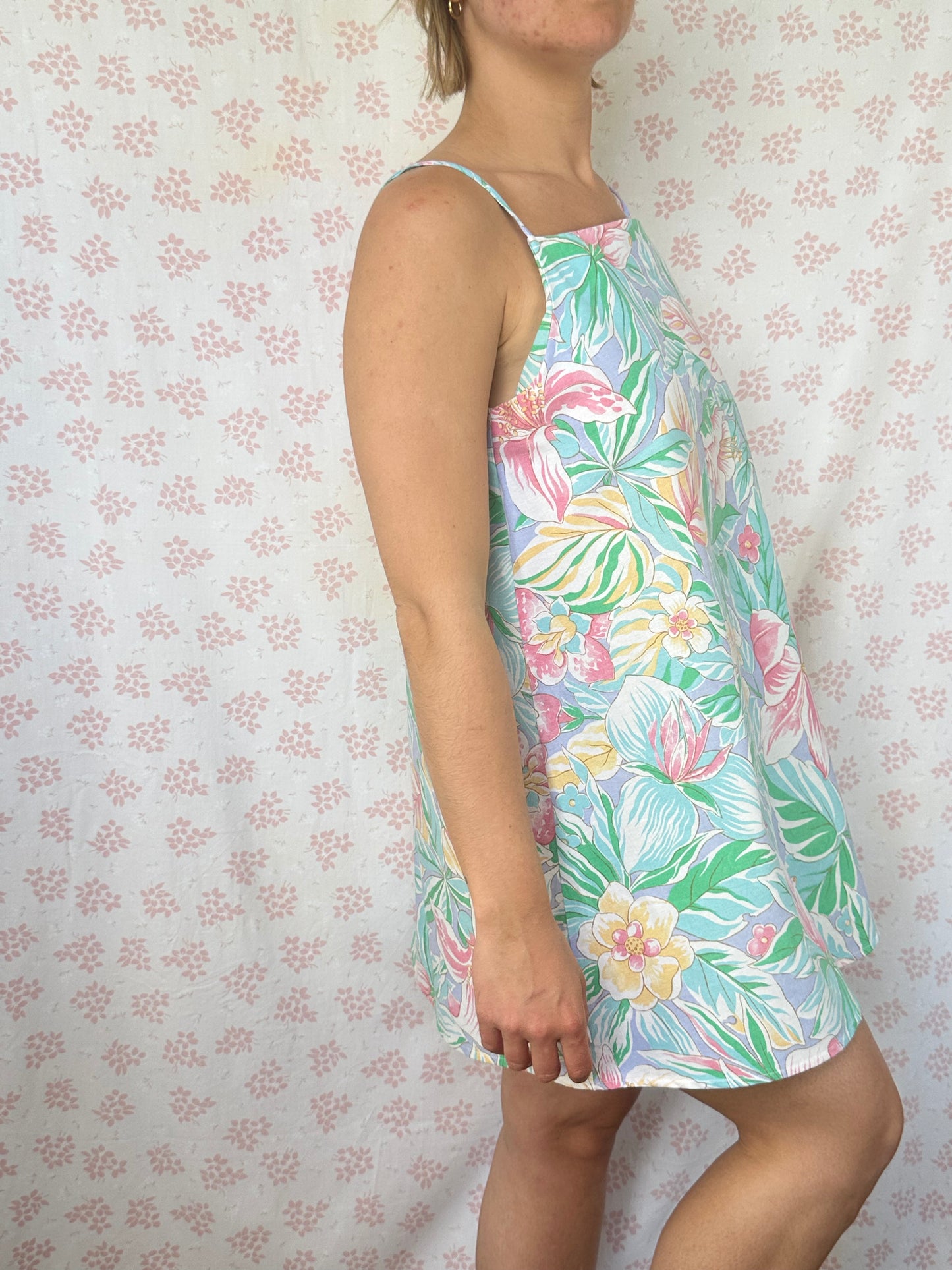 Robe Bretelle Fleurs