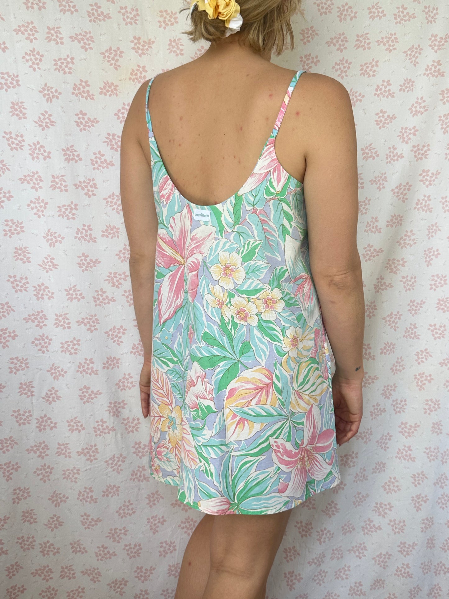 Robe Bretelle Fleurs