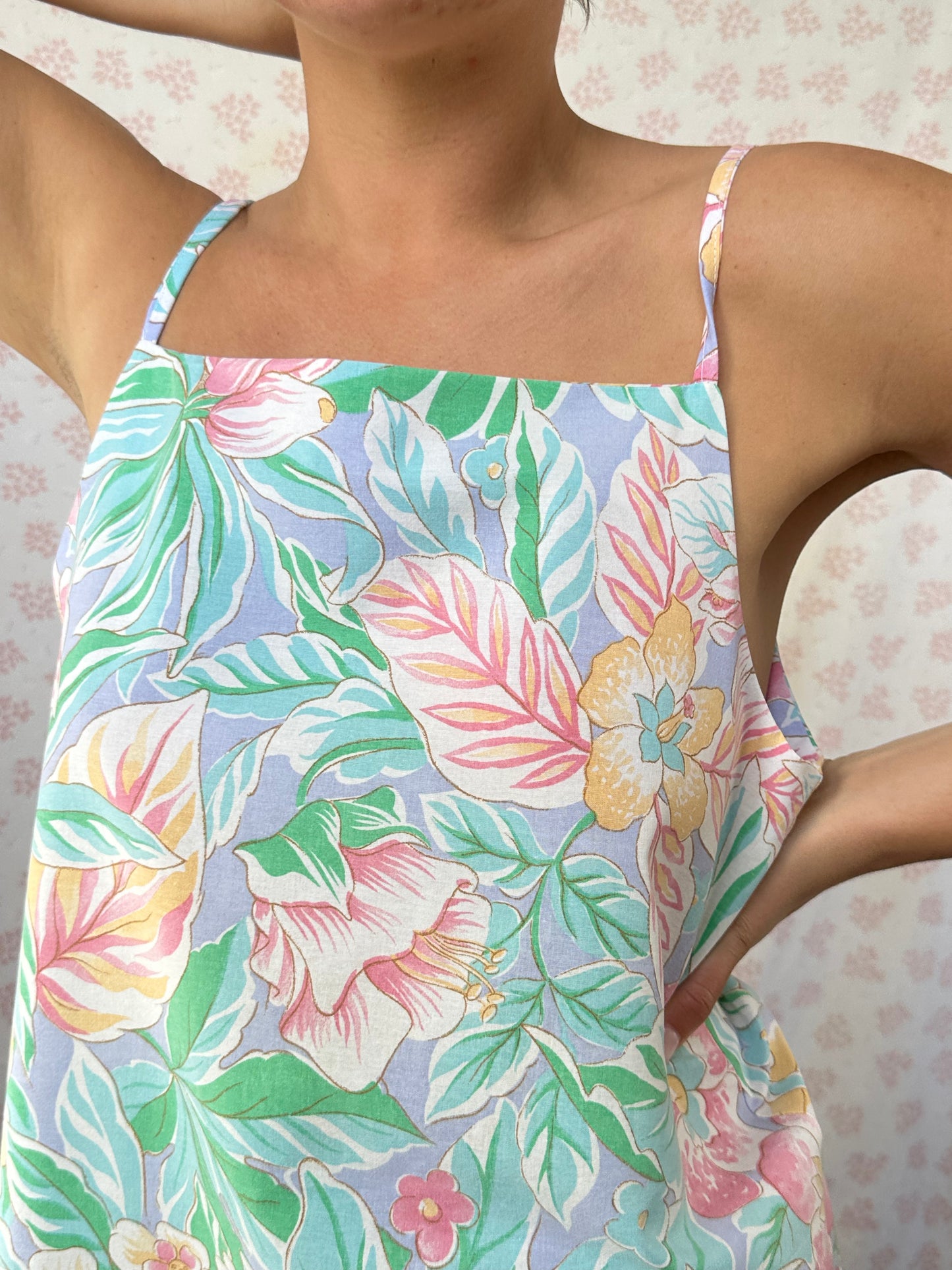 Robe Bretelle Fleurs