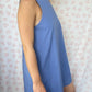 Robe Col Uni Bleu