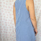 Robe Col Rayé Bleu