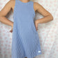 Robe Col Rayé Bleu