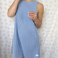 Robe Col Rayé Bleu