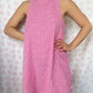 Robe Col Vichy Framboise