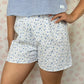 Short Fleurs Bleu